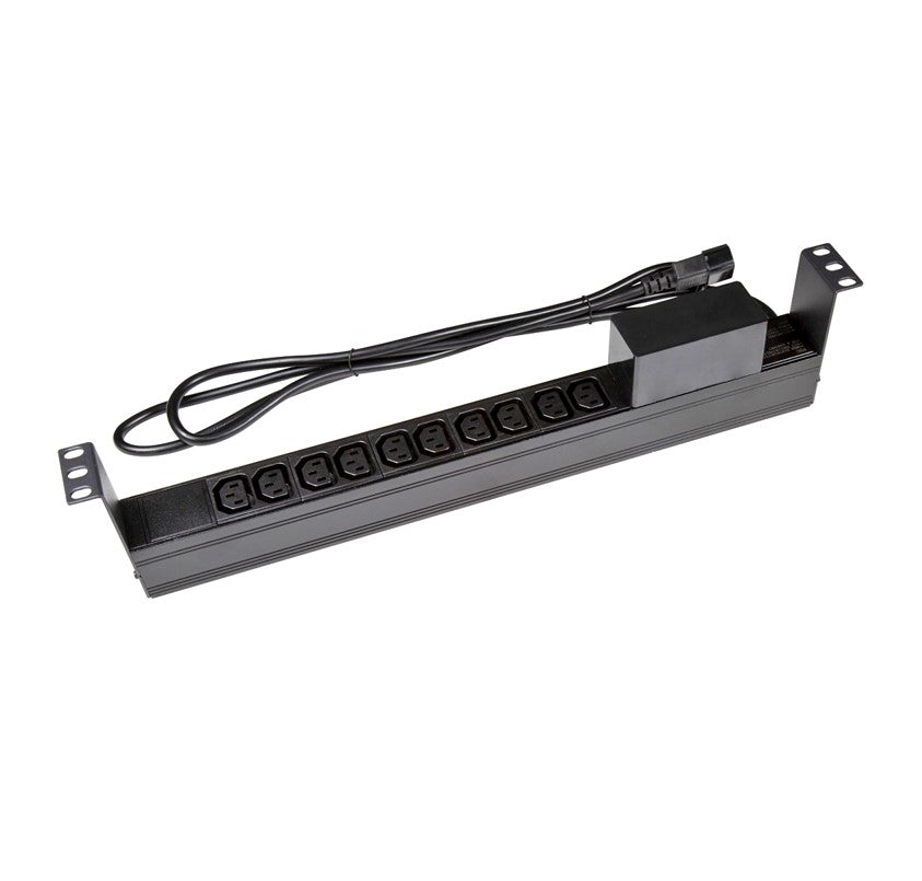 PowerShield Horizontal PDU with IEC C20 Input, 8 x C13, 2 x C19 outlets, provides reliable power distribution for horizontal installations PowerShield Horizontal PDU with IEC C20 Input, 8 x C13, 2 x C19 outlets, provides reliable power distribution for horizontal installations